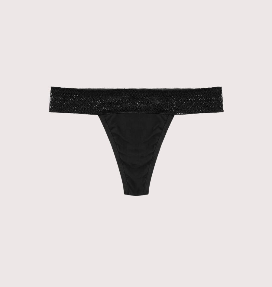 Krajková menstruační tanga Diamond