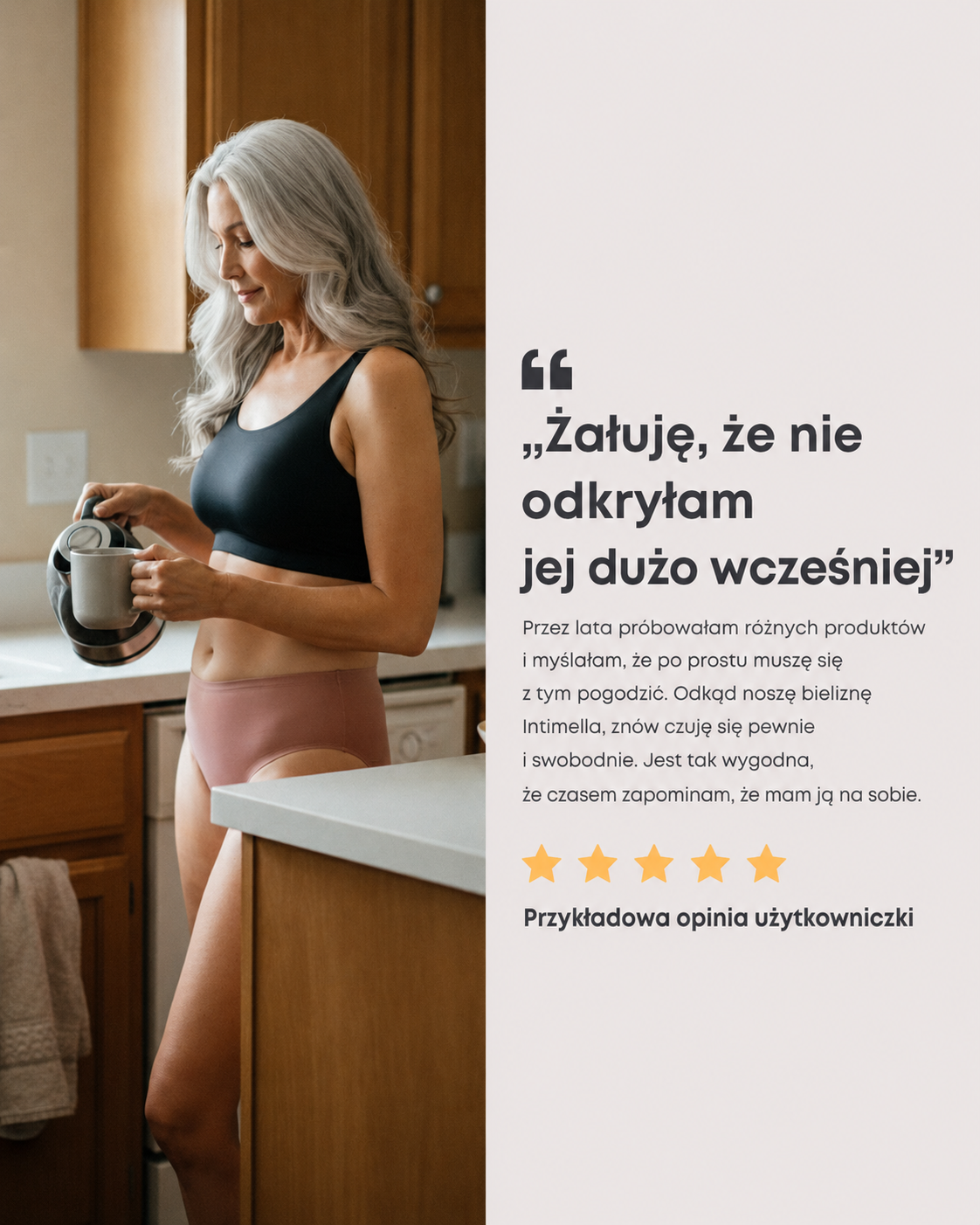 Bezešvé kalhotky při inkontinenci