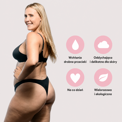 Bezešvá tanga při inkontinenci