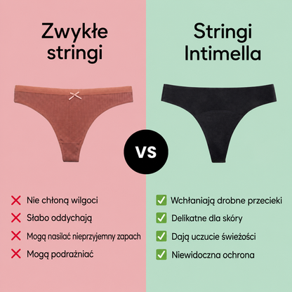 Bezešvá tanga při inkontinenci