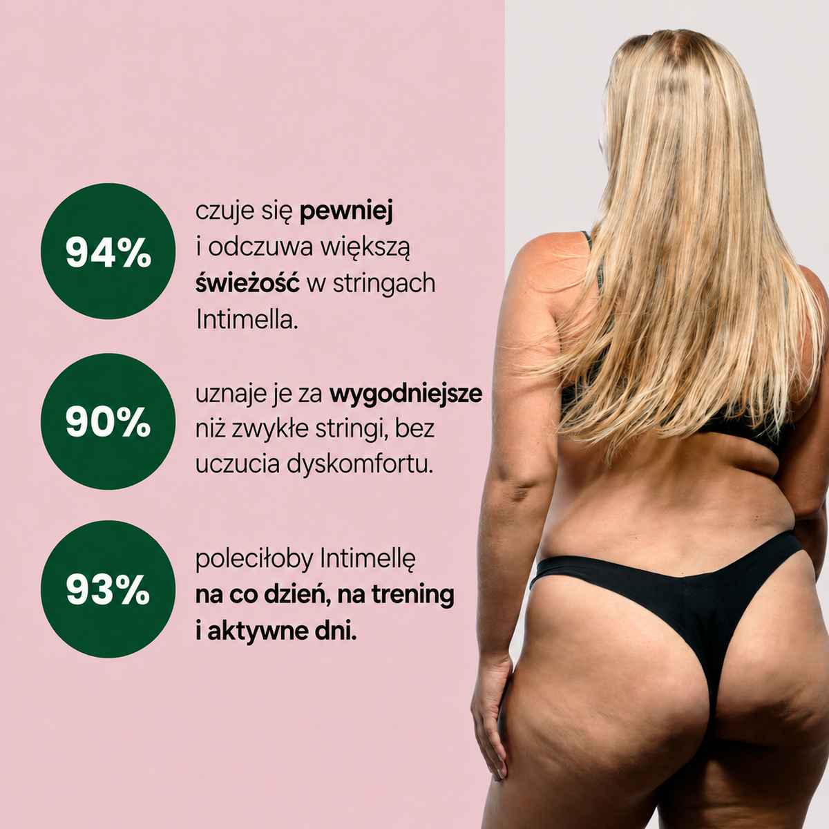Bezešvá tanga při inkontinenci