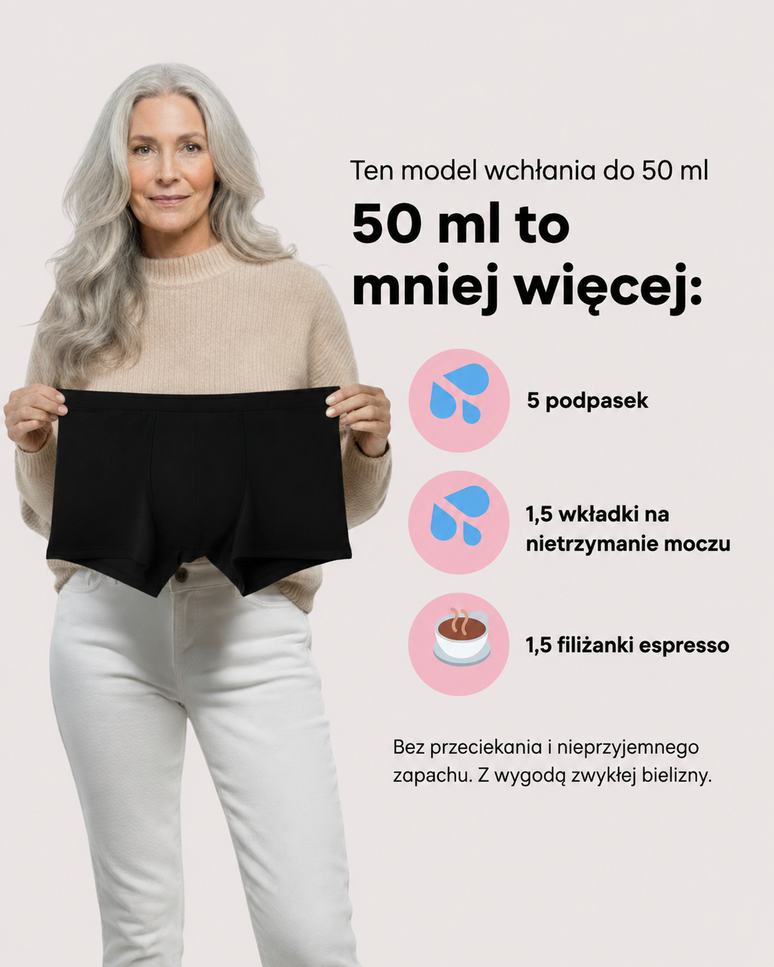 Boxerky při inkontinenci