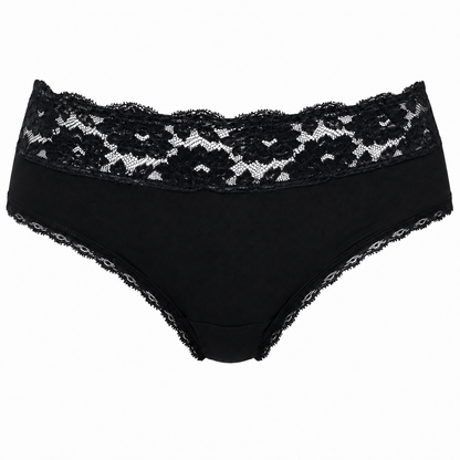 Krajkové menstruační hipster kalhotky