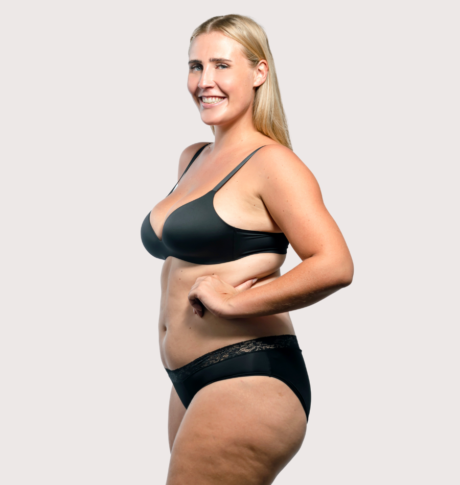 Krajkové bikinové menstruační kalhotky