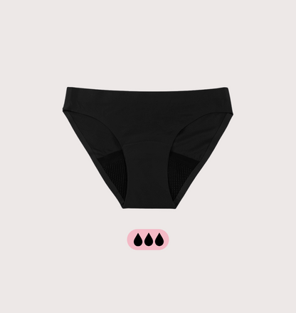 Bezešvé dívčí menstruační hipster kalhotky